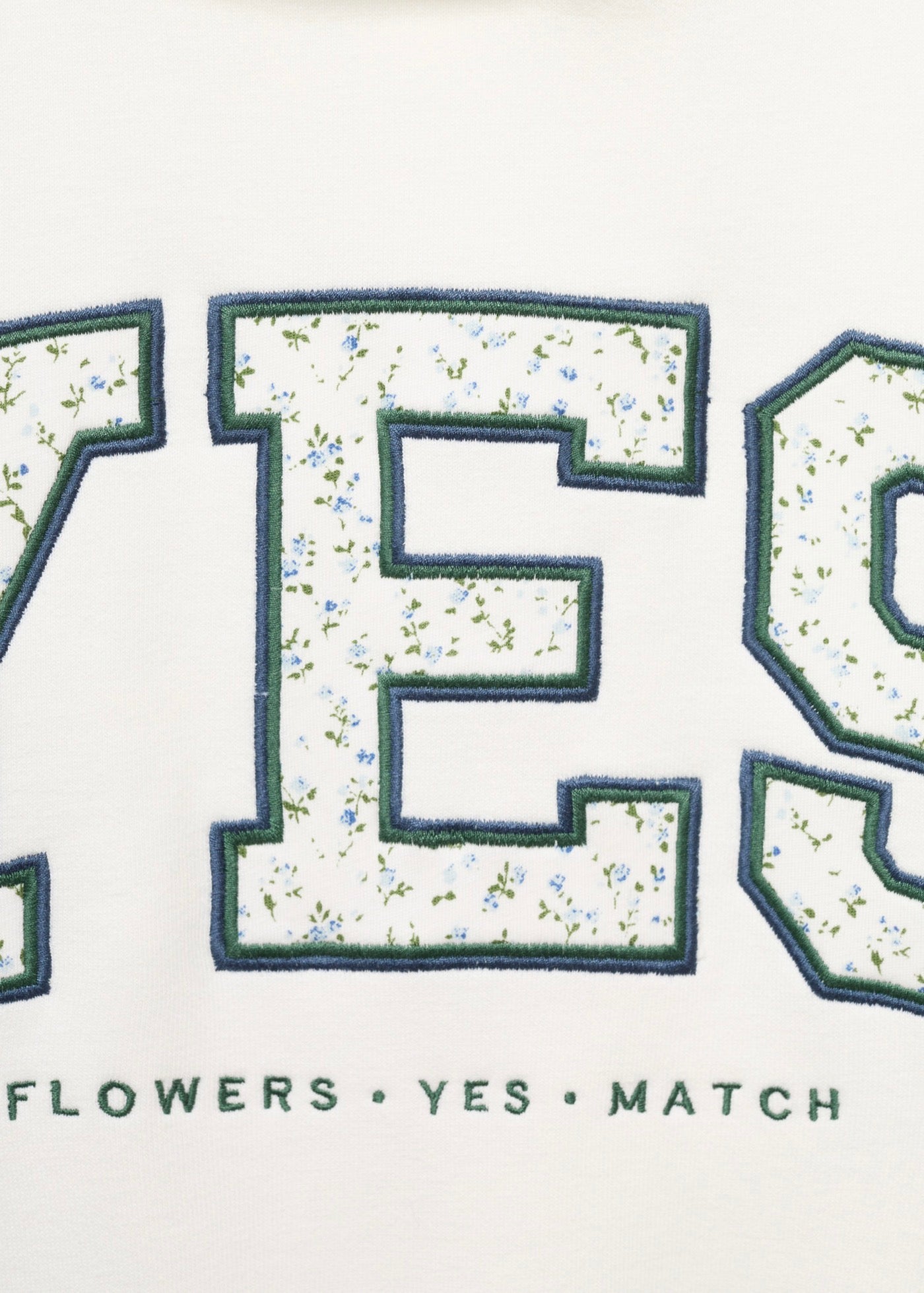 Sweat Yes Blanc Cassé - Fille