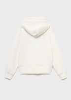 Sweat Yes Blanc Cassé - Fille