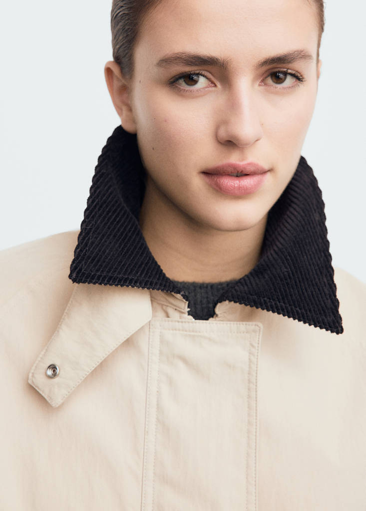 Veste Coton En Velours Côtelé