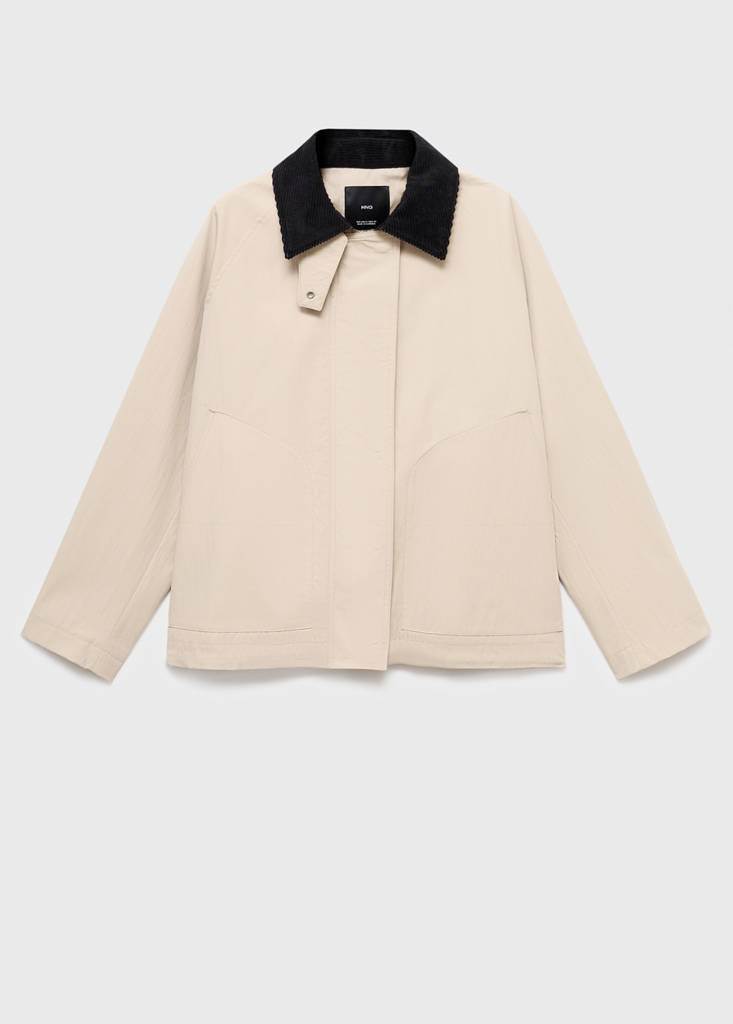 Veste Coton En Velours Côtelé