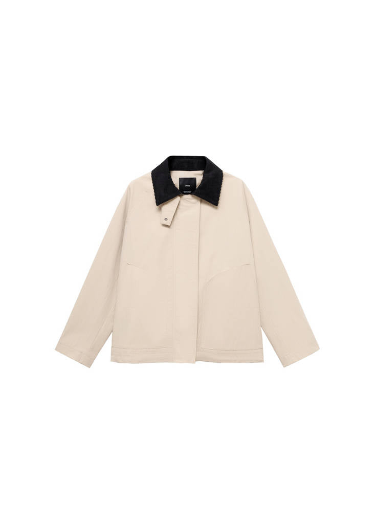 Veste Coton En Velours Côtelé
