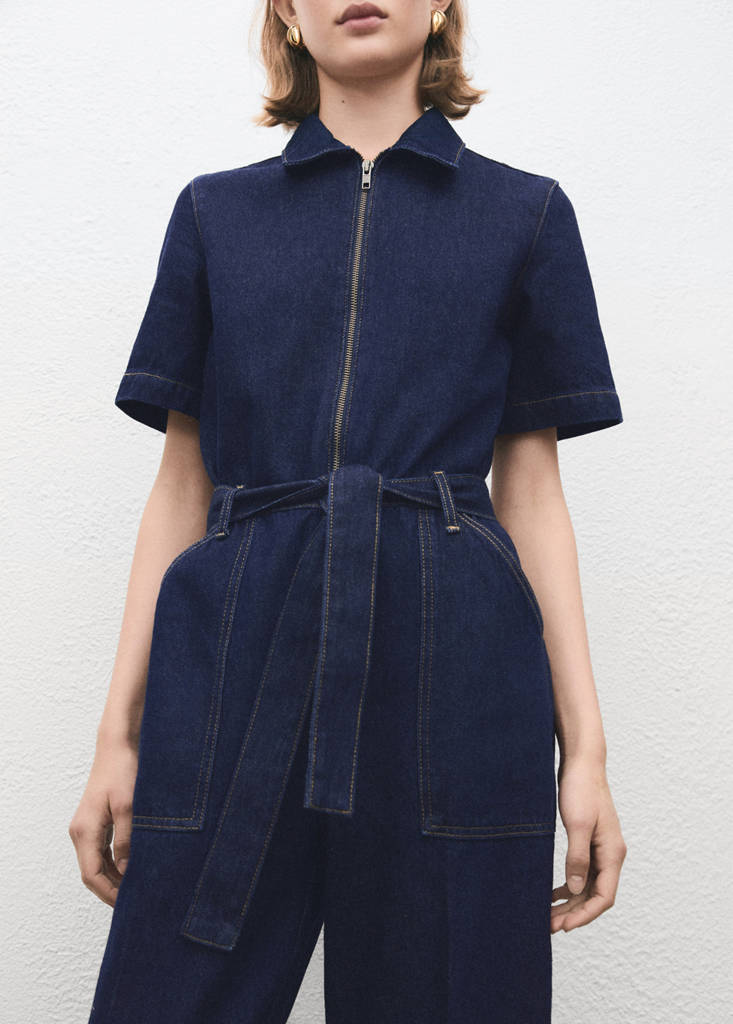 Combinaison Denim Ceinture