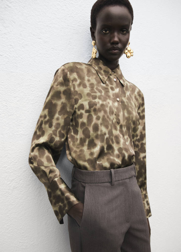 Chemise Satinée Imprimée