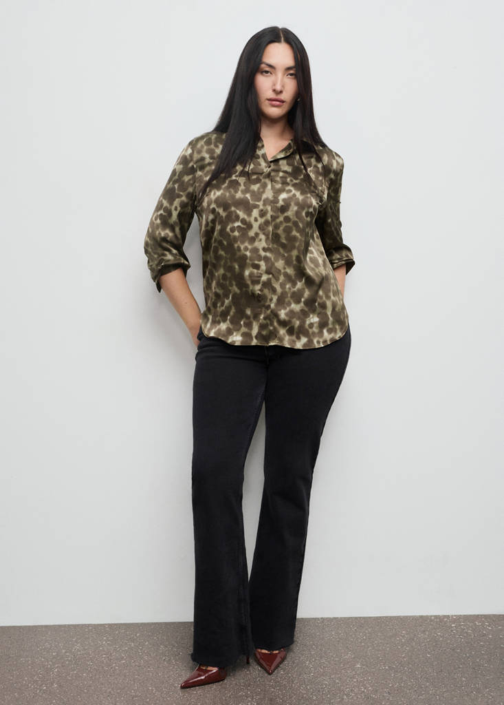 Chemise Satinée Imprimée