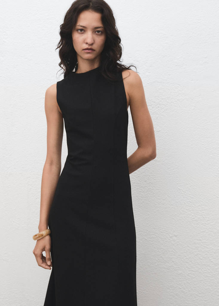 Robe Midi Coutures