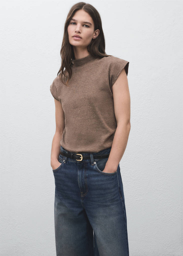T-Shirt Col Montant