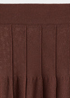 Jupe Longue En Maille Coutures