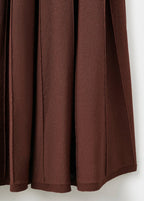 Jupe Longue En Maille Coutures