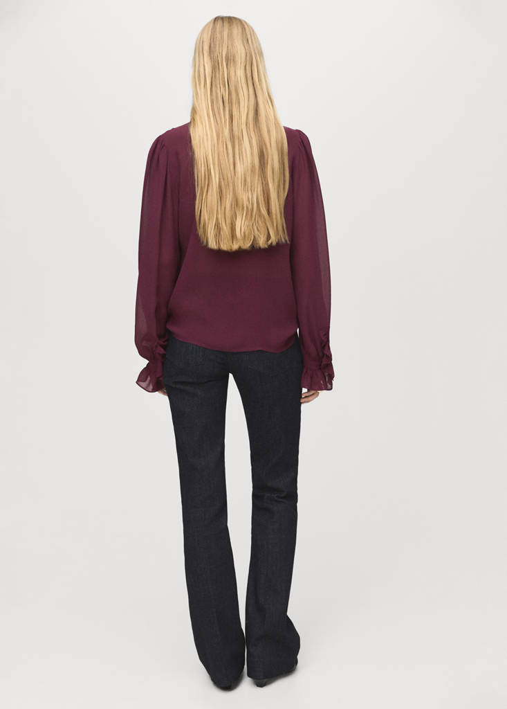 Blouse Volants Foulard