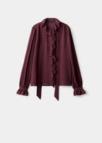 Blouse Volants Foulard