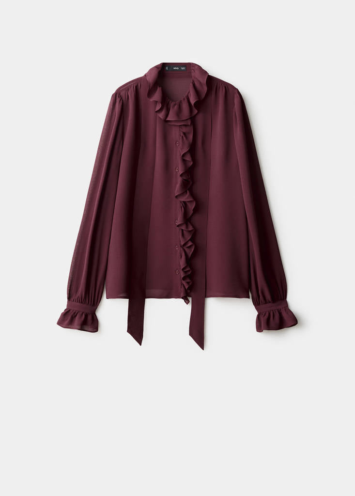 Blouse Volants Foulard