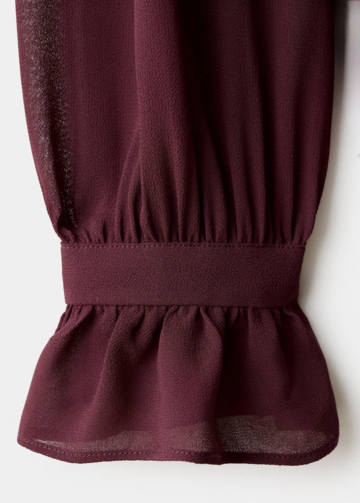 Blouse Volants Foulard