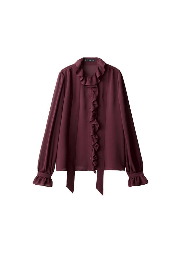 Blouse Volants Foulard