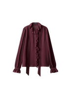 Blouse Volants Foulard
