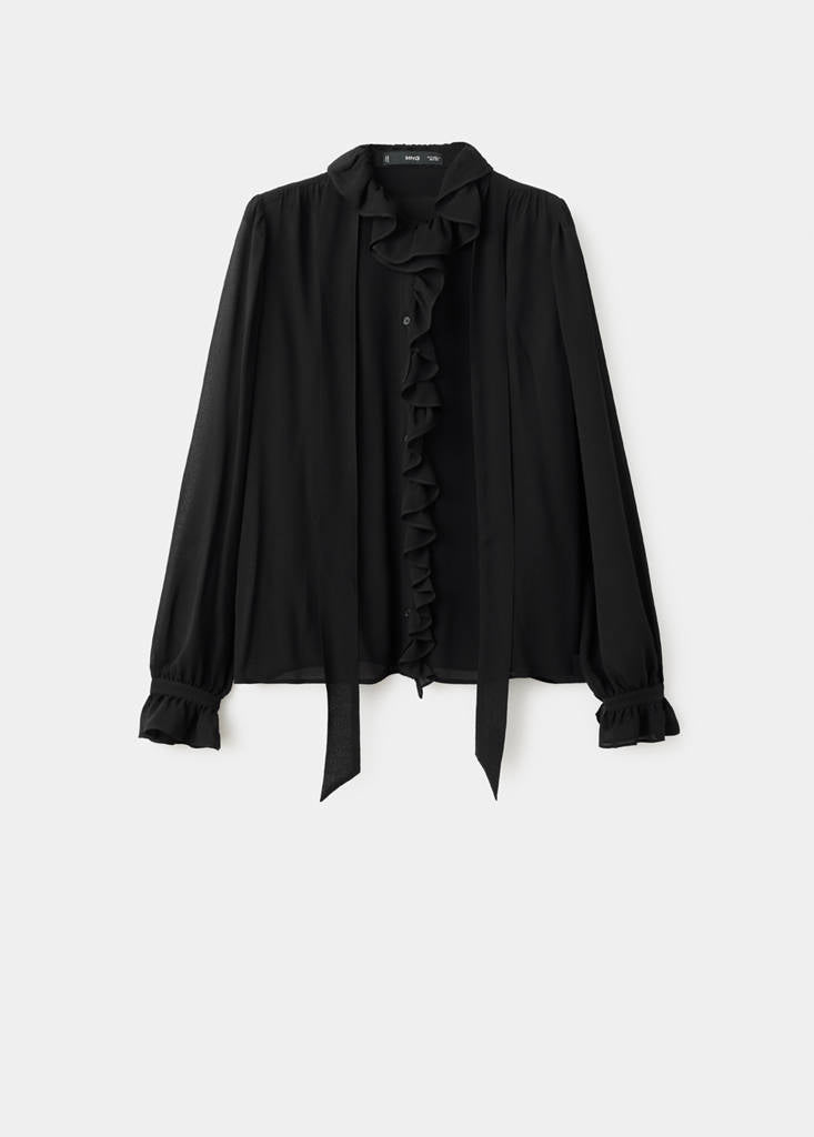 Blouse Volants Foulard