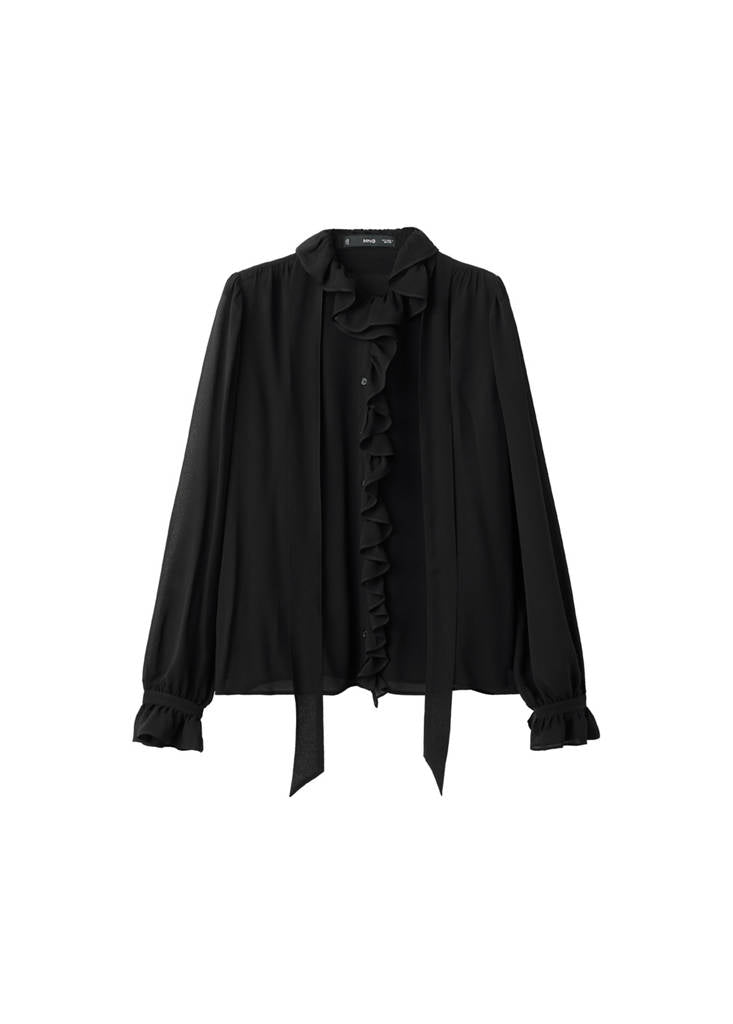 Blouse Volants Foulard