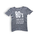 Bonpoint - T Shirt En Lin Manches Courtes Gris Chiné "80'S" - 6 Ans