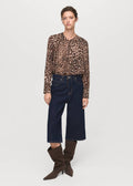 Blouse Satinée Léopard Ns_x0001_Ud