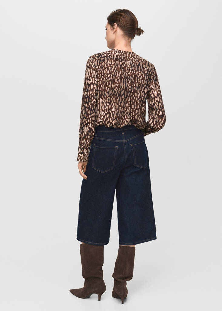 Blouse Satinée Léopard Ns_x0001_Ud