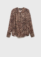 Blouse Satinée Léopard Ns_x0001_Ud