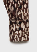 Blouse Satinée Léopard Ns_x0001_Ud