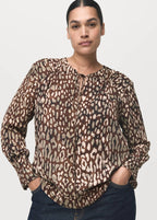Blouse Satinée Léopard Ns_x0001_Ud