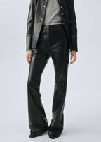 Pantalon Évasé 100 % Cuir