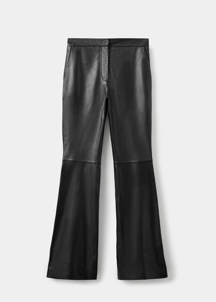 Pantalon Évasé 100 % Cuir