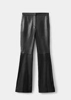 Pantalon Évasé 100 % Cuir