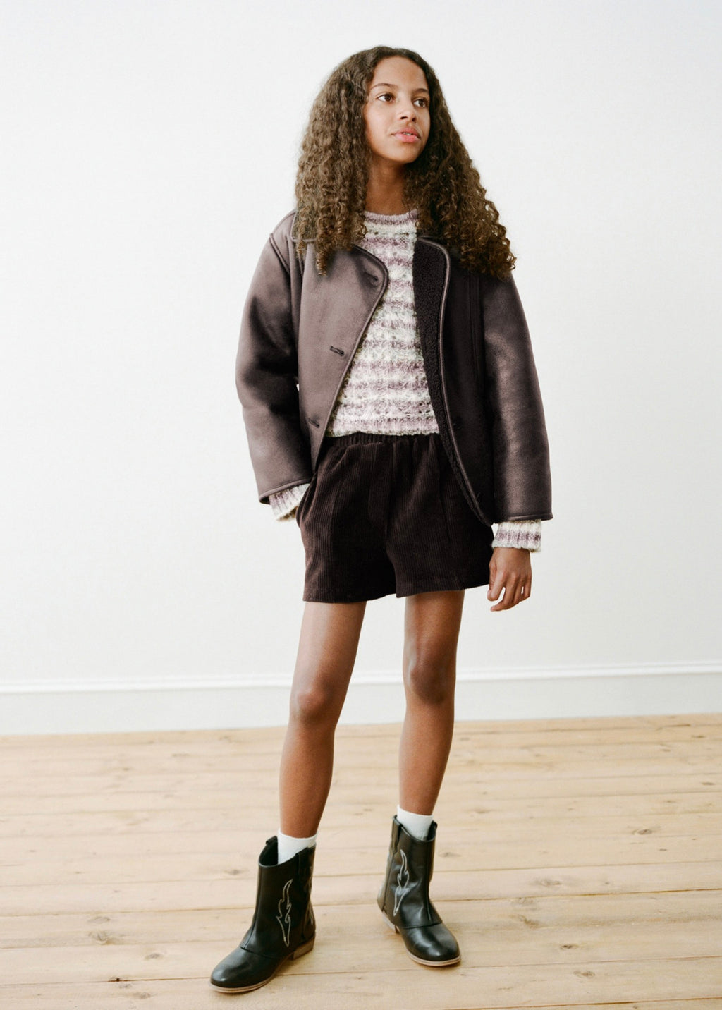 Annie Chocolate Shorts - Girl
