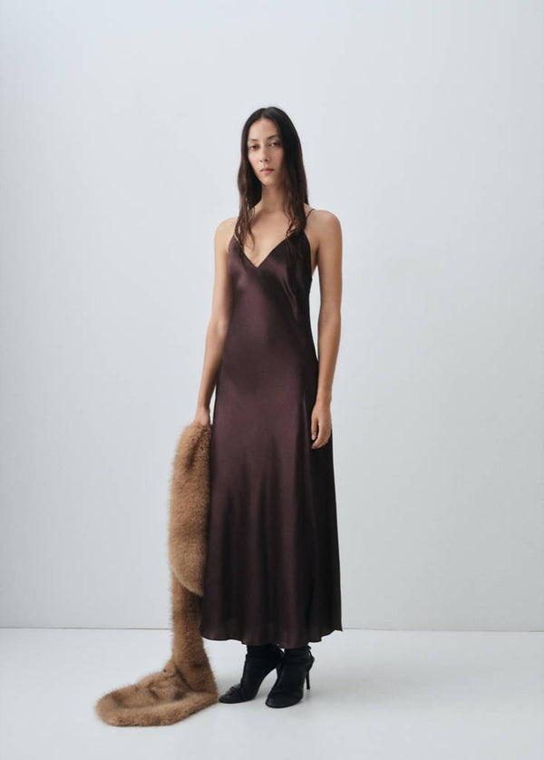 Robe Satinée Soie