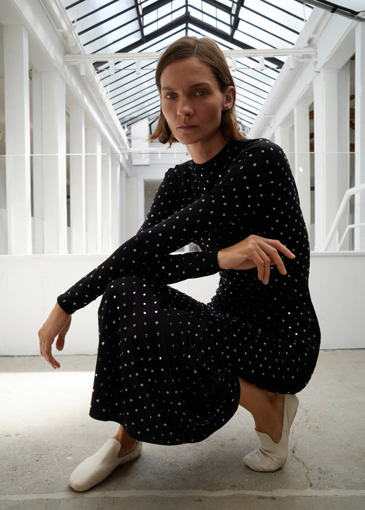 Chaussures En Cuir À Fronces