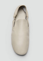 Chaussures En Cuir À Fronces