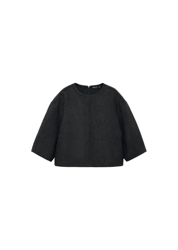 Top Laine Manches Trois Quarts
