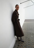 Trench Long Laine Vierge