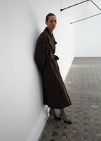 Trench Long Laine Vierge