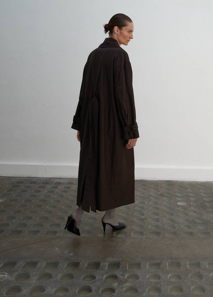 Trench Long Laine Vierge