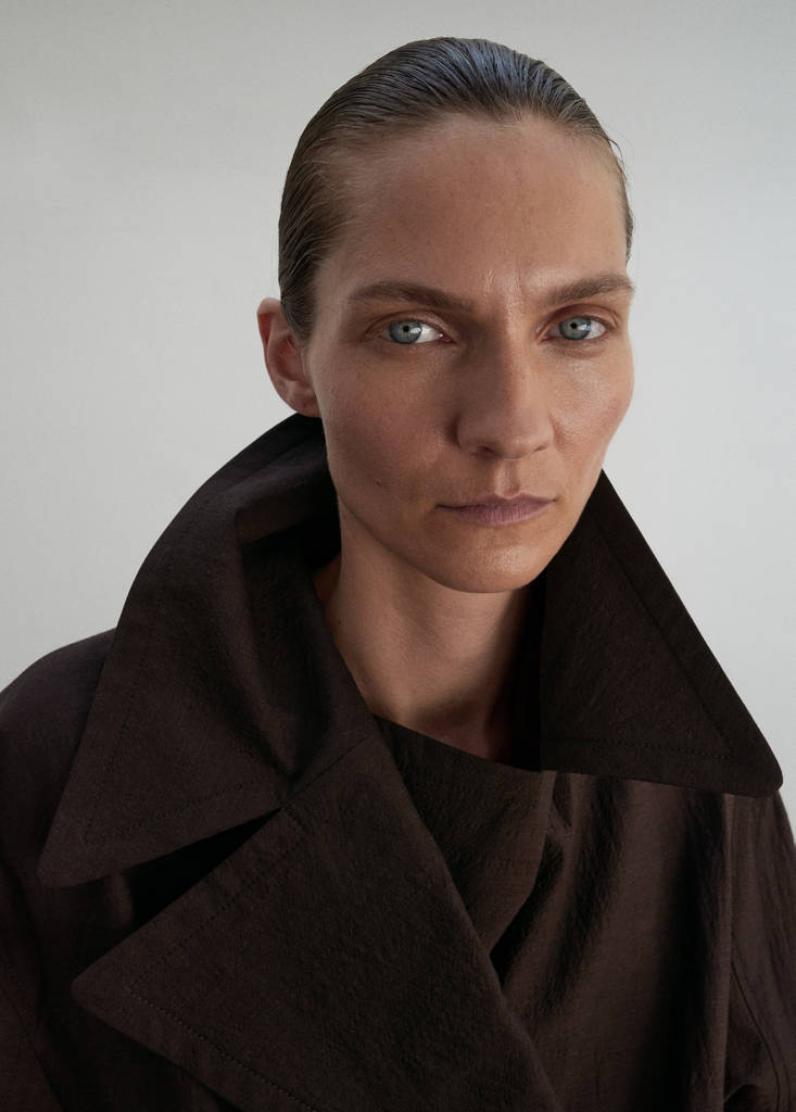 Trench Long Laine Vierge