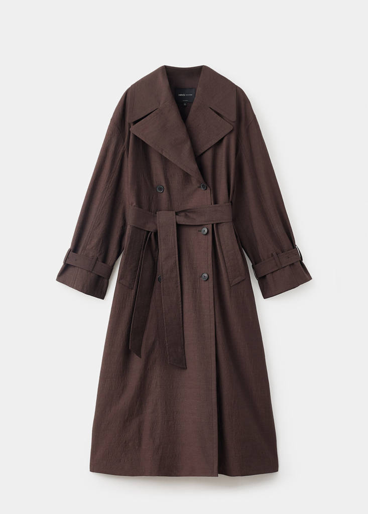 Trench Long Laine Vierge
