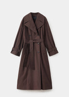 Trench Long Laine Vierge