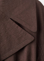 Trench Long Laine Vierge