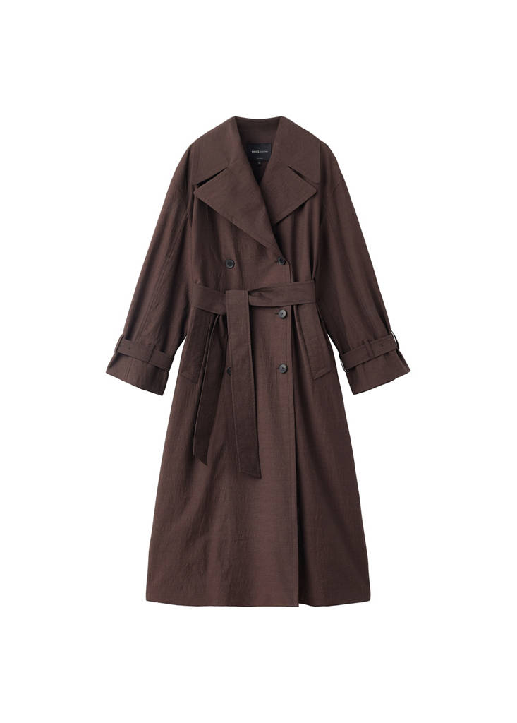 Trench Long Laine Vierge
