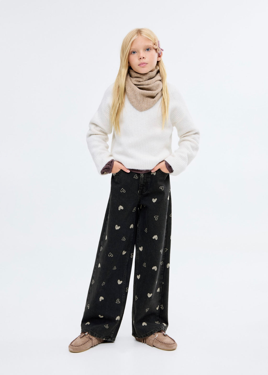 Jean Mila Denim Noir - Fille