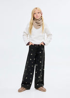 Jean Mila Denim Noir - Fille