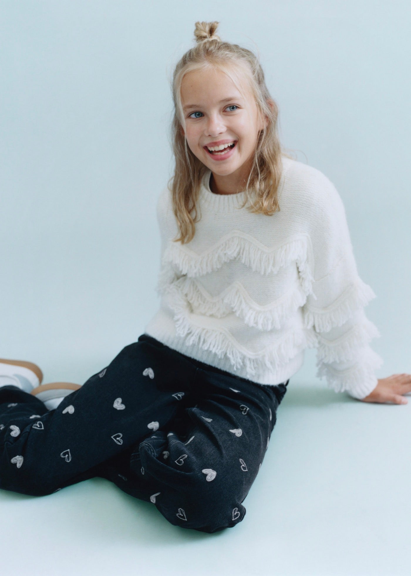 Jean Mila Denim Noir - Fille