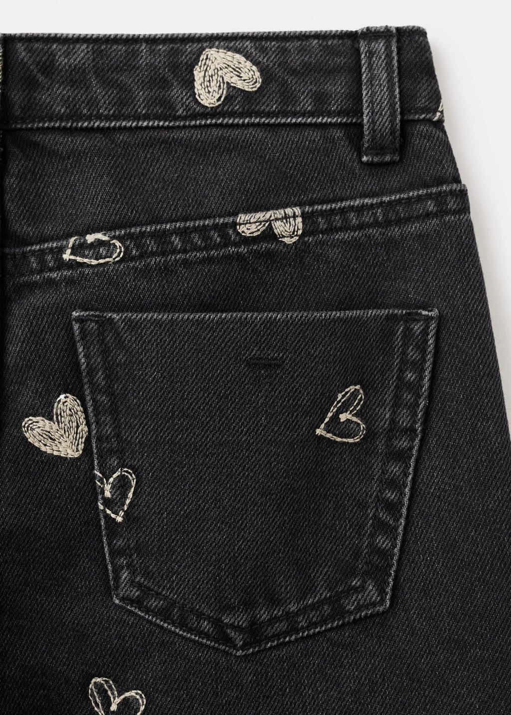 Jean Mila Denim Noir - Fille