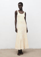 Robe Combinée Broderie À Fleurs