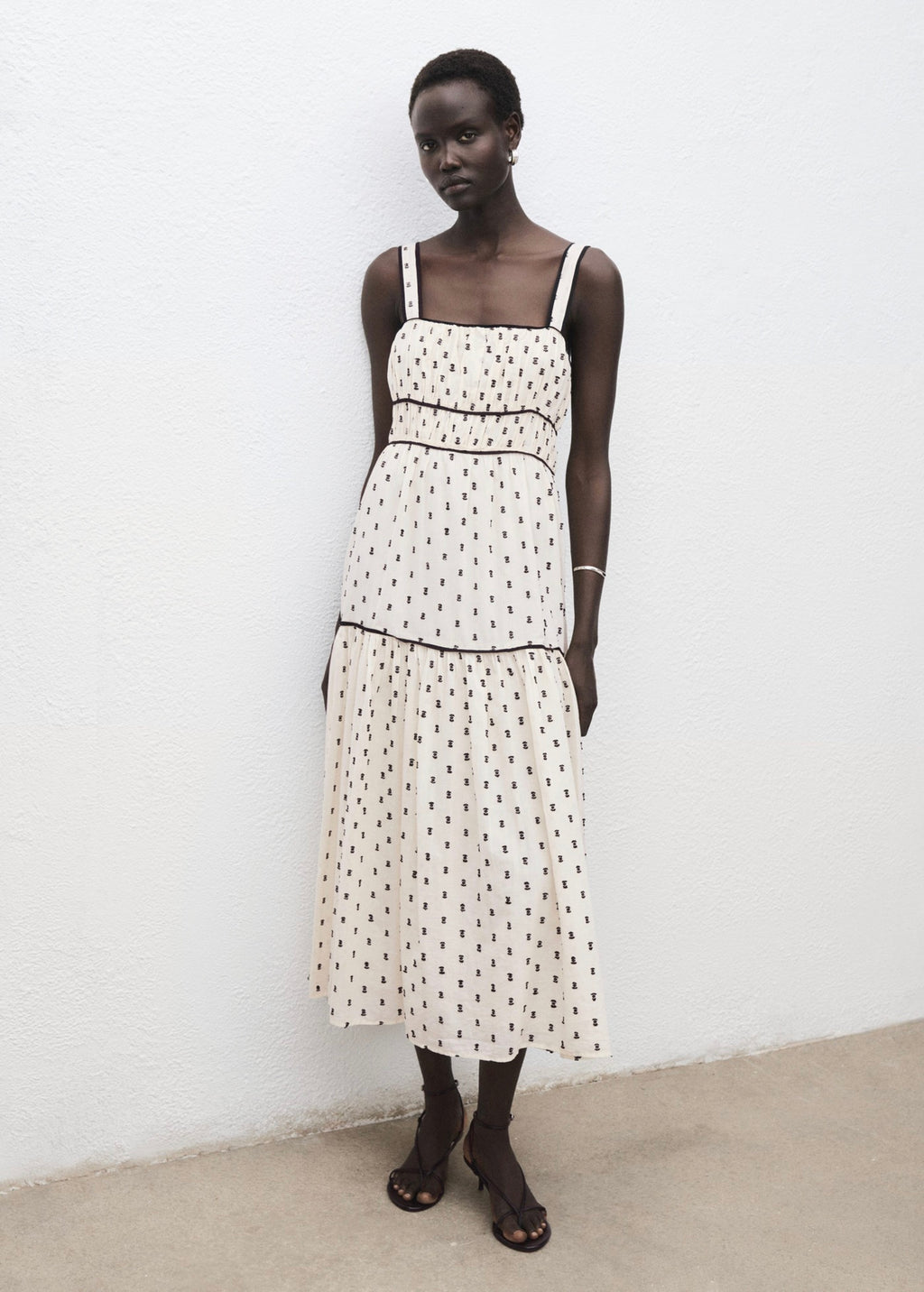 Robe Midi Plumetis