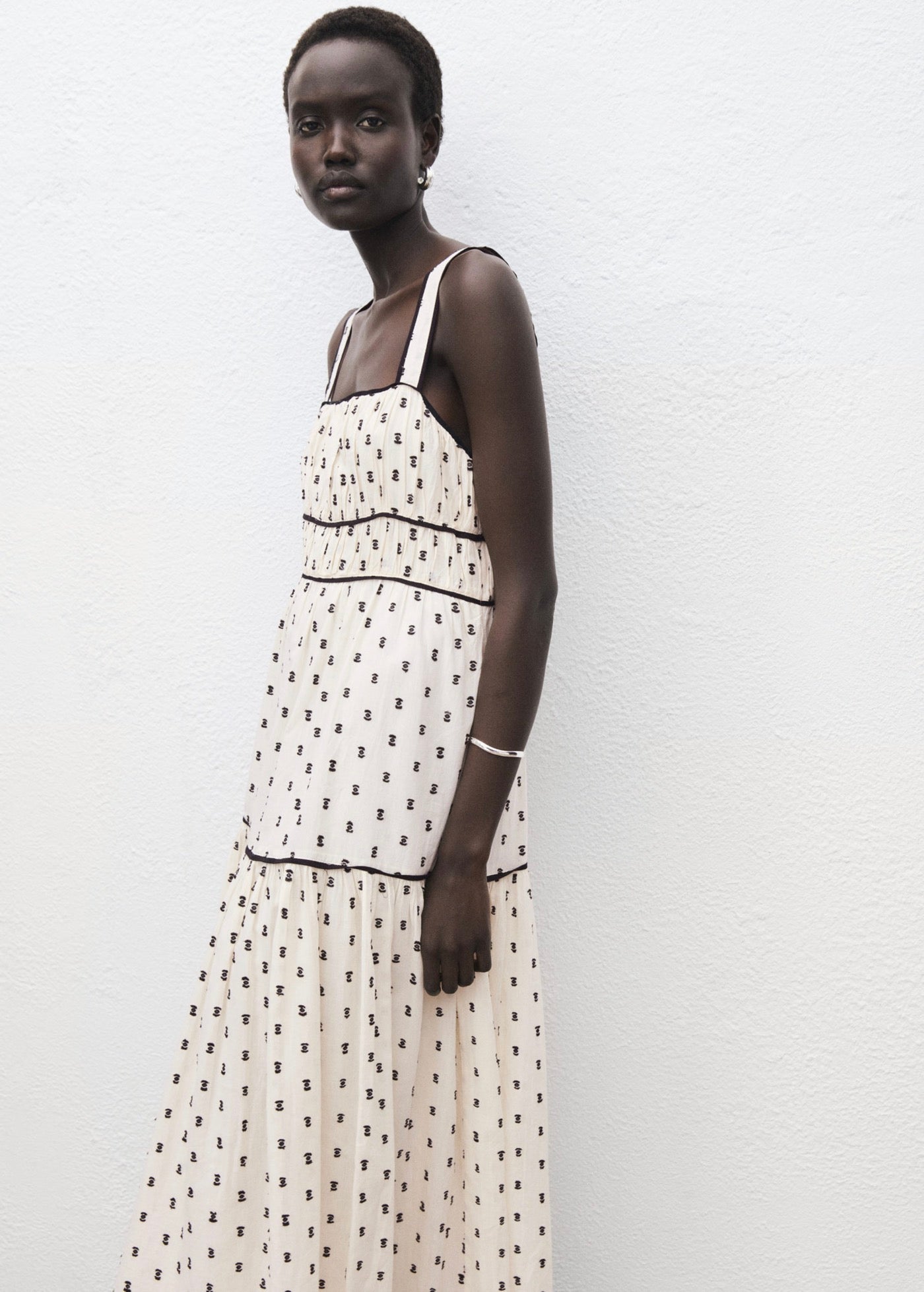 Robe Midi Plumetis