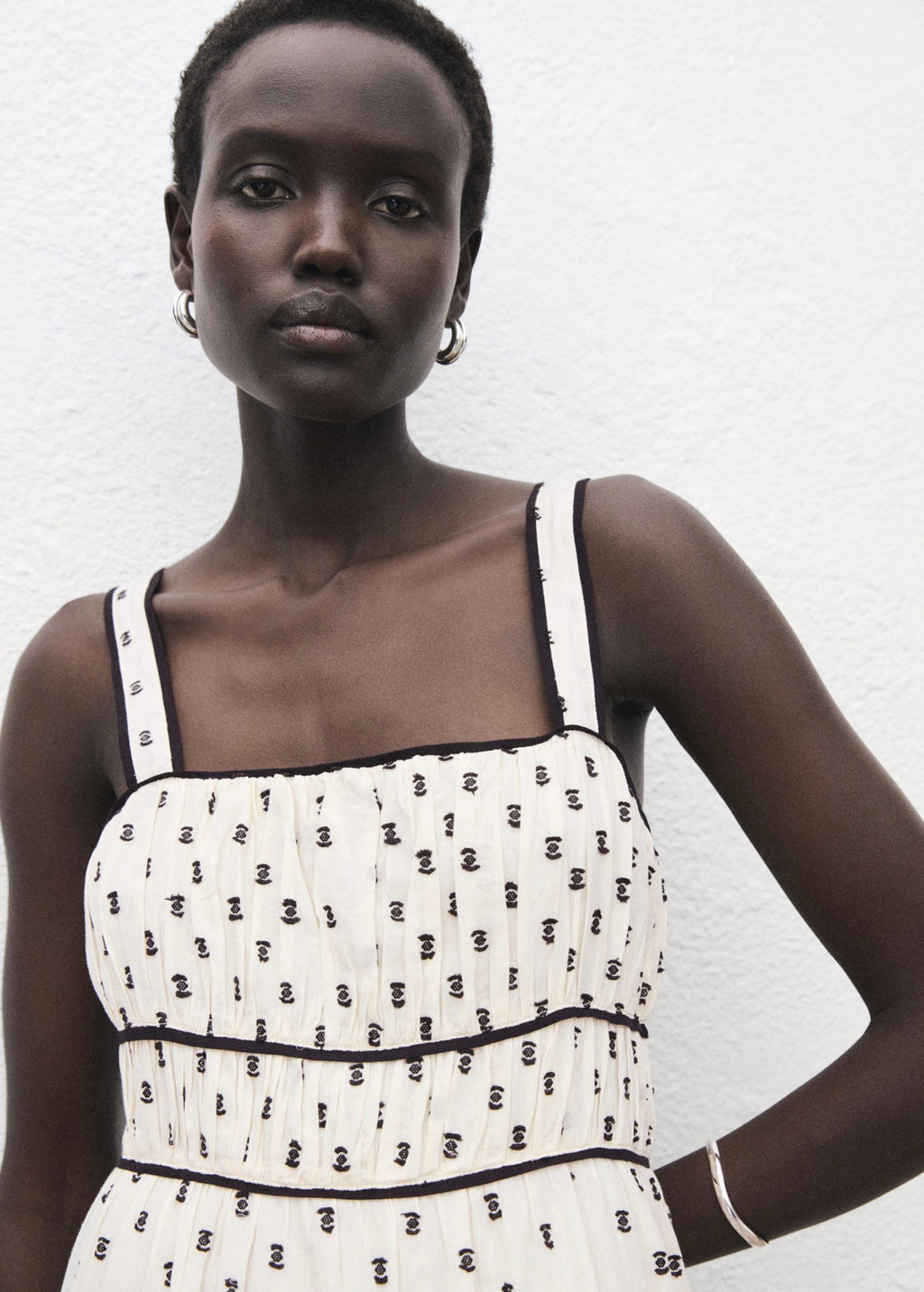 Robe Midi Plumetis